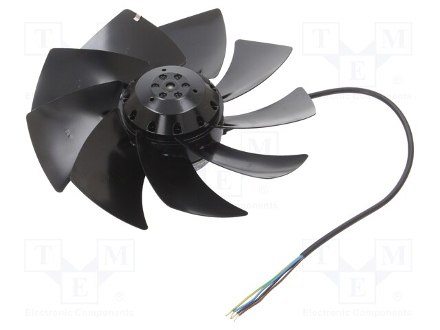 Fan: AC; axial; 230VAC; Ø251x72mm; 1.82km3/h; 69dBA; ball bearing