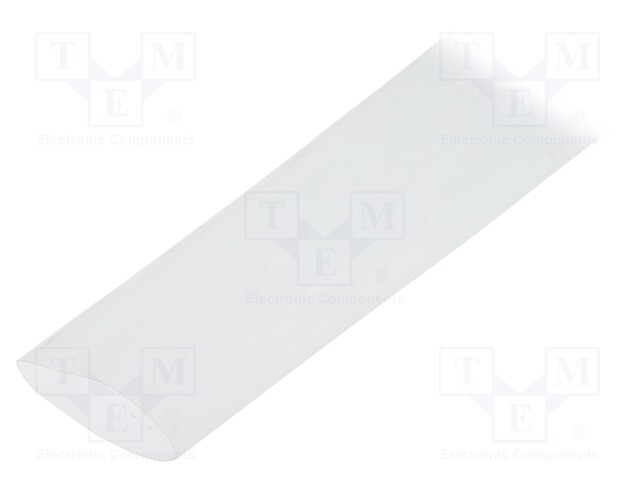 Heat shrink sleeve; flexible; 2: 1; 38mm; L: 10m; transparent