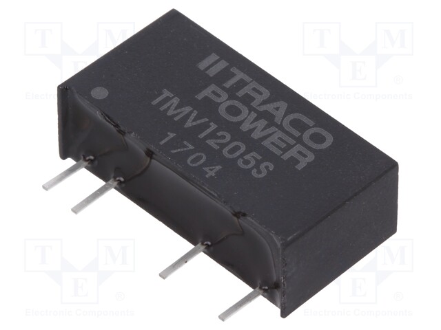 Converter: DC/DC; 1W; Uin: 10.8÷13.2V; Uout: 5VDC; Iout: 200mA; SIP7