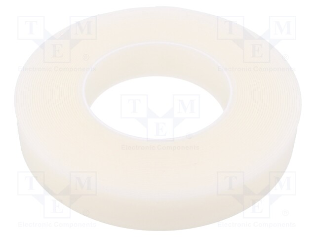 Tape: sealing; W: 25mm; L: 11mm; Thk: 1mm; natural (transparent)