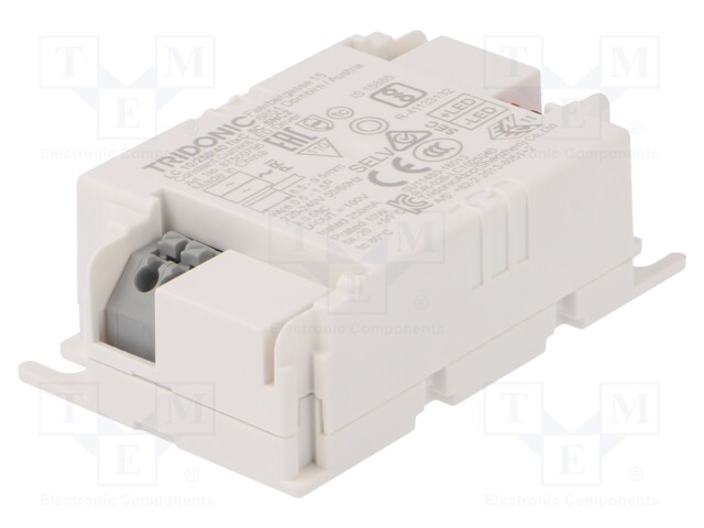 Power supply: switched-mode; LED; 10W; 23÷100VDC; 250÷700mA; IP20