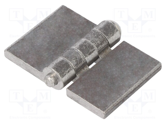 Hinge; Width: 60mm; steel; H: 40mm; V: without coating,for welding