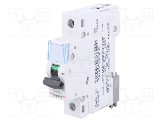 Circuit breaker; 230VAC; Inom: 2A; Poles: 1; DIN; Charact: B; 6kA