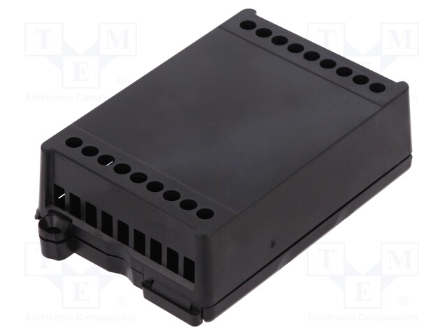 Enclosure: junction box; X: 44.5mm; Y: 87mm; Z: 25mm; black