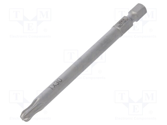 Screwdriver bit; Torx®,spherical; TX30; Overall len: 89mm