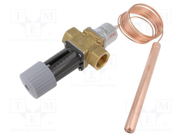 Thermostatic valve; G 1"; brass; 0÷16bar; AVTA; 3m