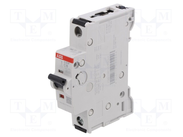 Circuit breaker; 240VAC; Inom: 16A; Poles: 1; Charact: C; 25kA; IP20