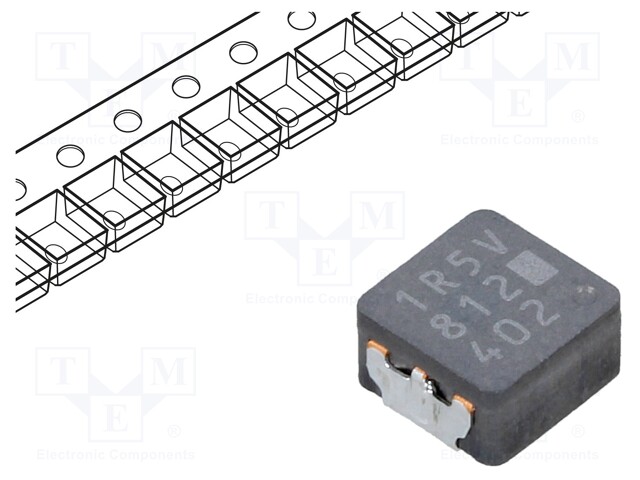 Inductor: wire; SMD; 1.5uH; 6.7A; 12mΩ; 5.5x5x3mm; ±20%; -55÷155°C