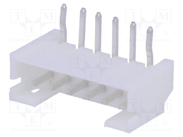 Socket; wire-board; male; 2mm; PIN: 6; THT; 1A; tinned; -25÷85°C; 100V