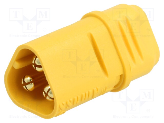 Plug; DC supply; MT30; male; PIN: 3; for cable; soldered; 15A; 500V