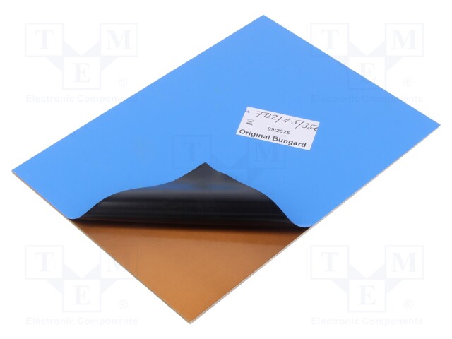 Laminate; FR2,hard paper; 1.5mm; L: 175mm; W: 125mm