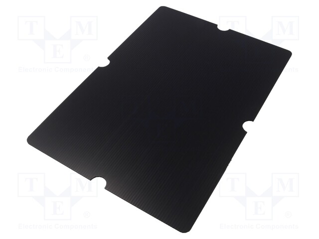 Rigid plastic horizontal dividers; ESD; L: 400mm; W: 300mm; D: 3mm