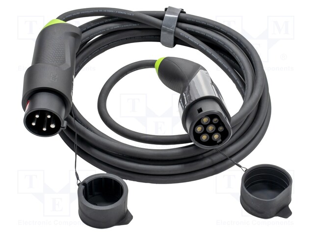 400V; 11kW; CEE plug 5-pin,Type 2; IP55; charging electric cars