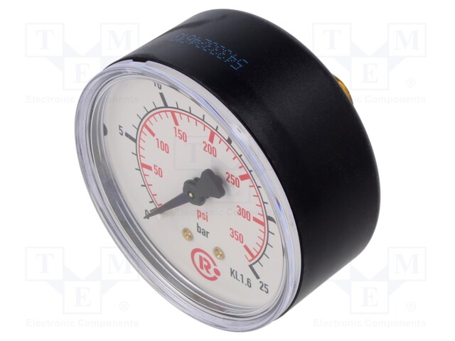 Manometer; 0÷25bar; 63mm; non-aggressive liquids,inert gases