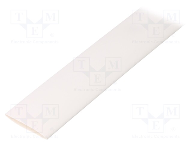 Heat shrink sleeve; glueless; 2: 1; 19mm; L: 1m; transparent