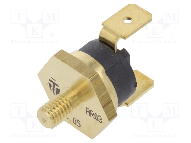 Sensor: thermostat; Output conf: SPST-NC; 140°C; 16A; 250VAC; ±5°C