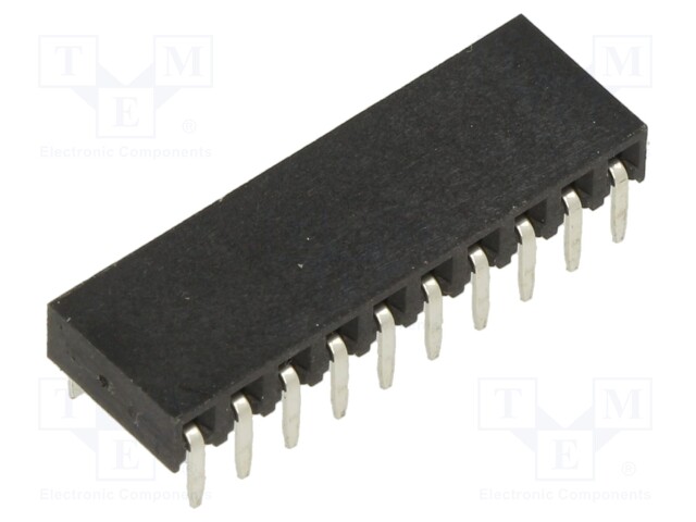 Socket; pin strips; female; 2.54mm; PIN: 10; THT; on PCBs; tinned