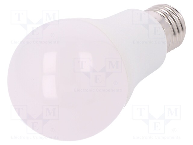 LED lamp; neutral white; E27; 230VAC; 1.1klm; 10W; 4000K; CRImin: 80