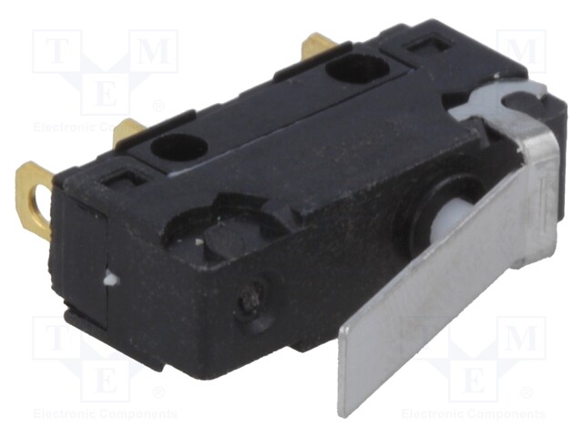 Microswitch SNAP ACTION; with lever; SPDT; 5A/250VAC; ON-(ON)