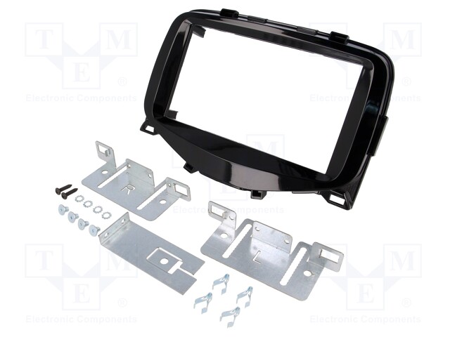 Radio mounting frame; Citroën,Peugeot,Toyota; 2 DIN