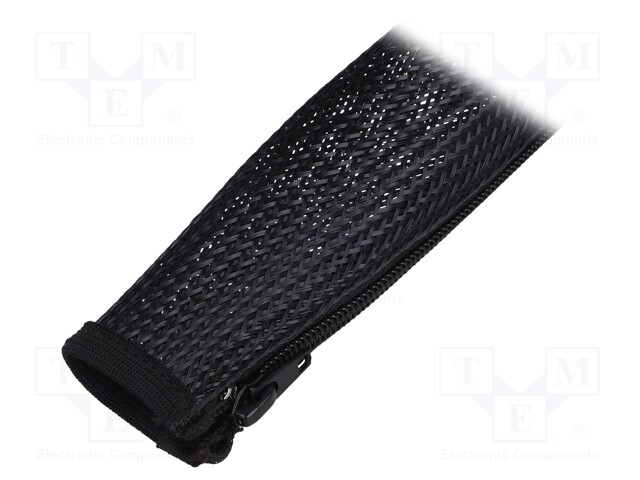 Conduit; Mat: polyester; black; 50÷150°C; L: 2m; Features: multi use