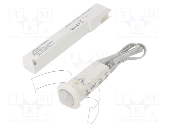 Sensor: motion; IP44; 230VAC; Body dim: Ø38x86.5mm; ceiling; 0÷45°C