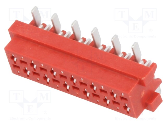 Socket; wire-board; female; PIN: 12; SMT; on PCBs; 30V; 1A; -40÷105°C