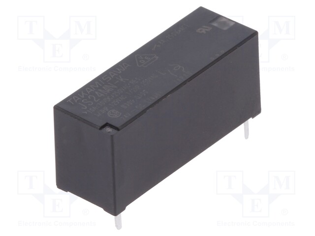 Relay: electromagnetic; SPST-NO; Ucoil: 24VDC; 8A/250VAC; 8A/24VDC