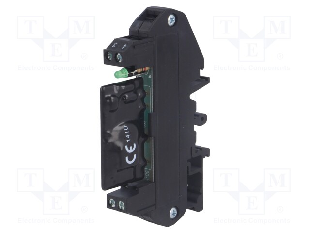 Relay: solid state; Ucntrl: 3÷10VDC; 6A; 1÷100VDC; DIN; -30÷80°C