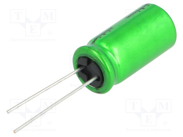 Capacitor: electrolytic; bipolar; THT; 220uF; 16V; Ø10x20mm; ±20%