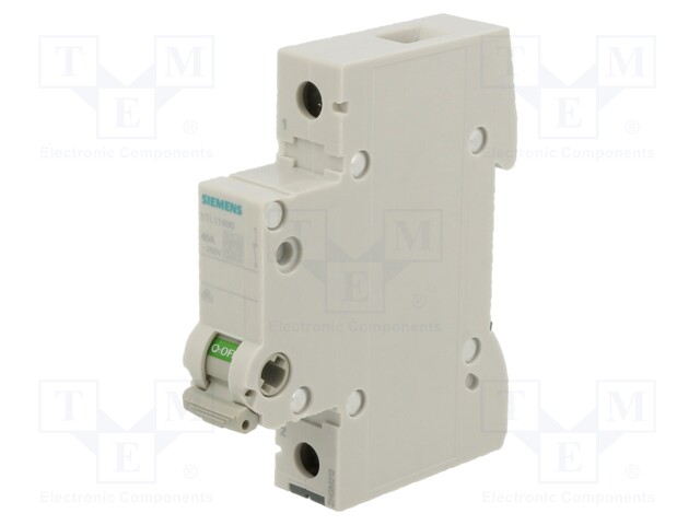 Isolator, 40 A, 250 V, 1 NO Contact