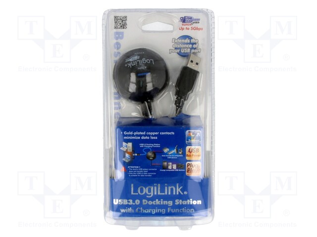 Cable; USB 3.0; USB A socket x2,USB A plug; nickel plated; 1.5m