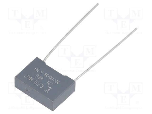 Capacitor: polypropylene; 150nF; 10mm; ±10%; 13x9x4mm; -40÷110°C