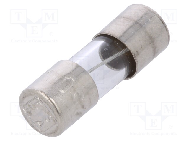 Fuse: fuse; time-lag; 0.25A; 250VAC; cylindrical,glass; 5x15mm