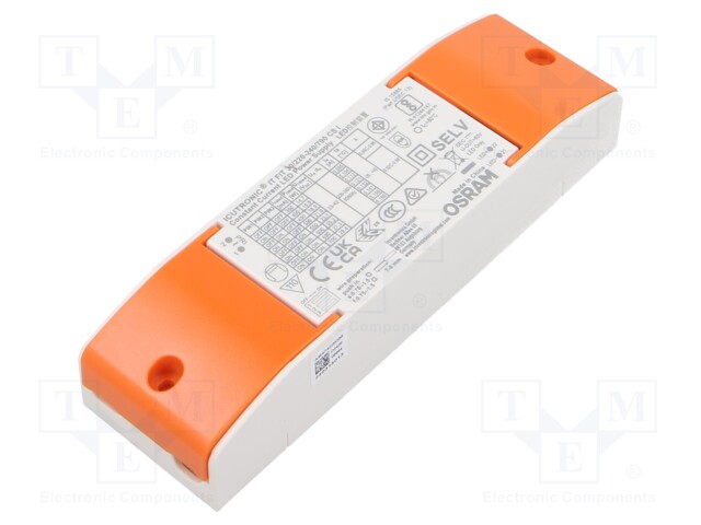 Power supply: switched-mode; LED; 29.4W; 23÷42VDC; 350÷700mA; IP20