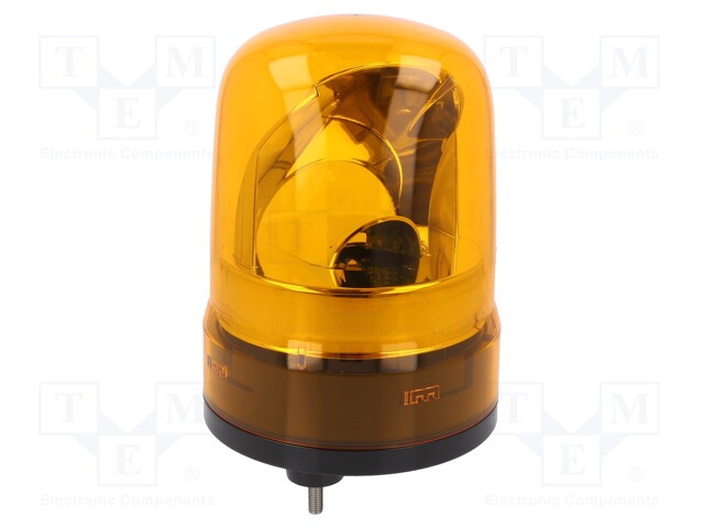 Signaller: lighting; rotating light; amber; SKH; 90÷250VAC; IP23