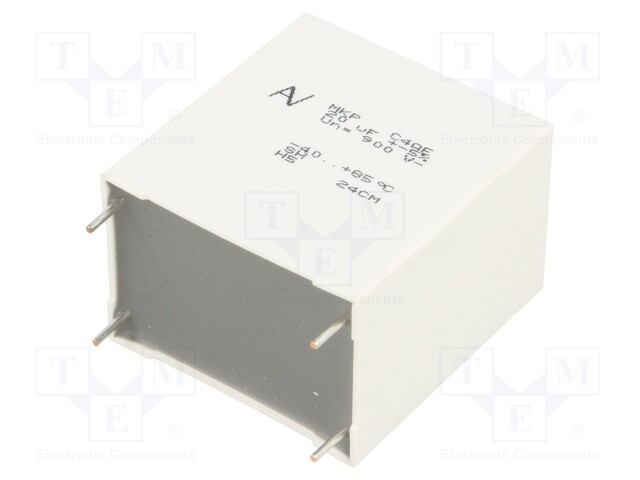 Capacitor: polypropylene; DC-Link; 20uF; ESR: 3.9mΩ; C4AE; THT; ±5%