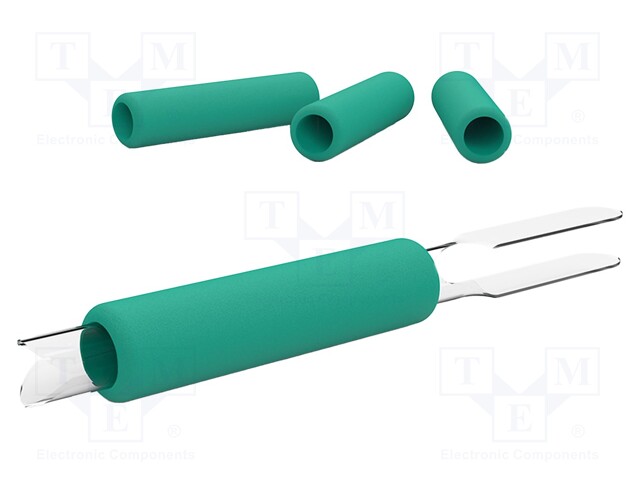 Grip; for  soldering iron; 4pcs; JBC-T210-A; green