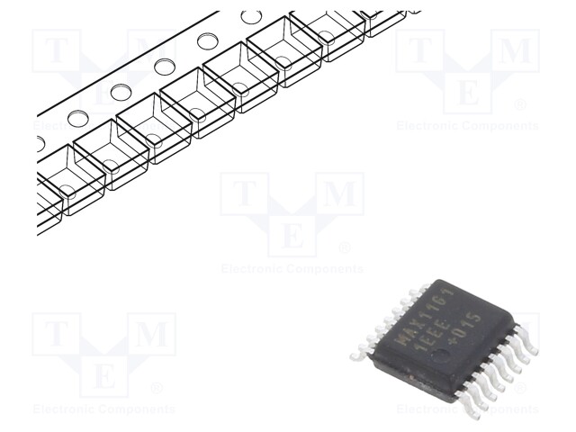 A/D converter; Channels: 12; 10bit; 94.4ksps; 2.7÷3.6V; QSOP16