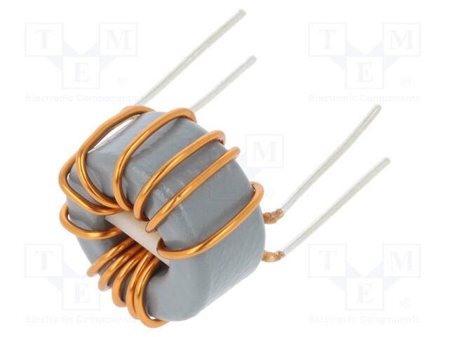 Inductor: wire; THT; 470uH; 7A; 5mΩ; 230VAC; 21x7mm; -20÷+50%; 10kHz