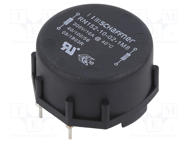 Inductor: wire with current compensation; THT; 1.8mH; 10A; 14mΩ