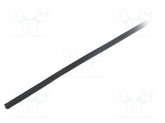 Polyester conduit; Braid diameter: 3.18mm; Mat: polyester; black