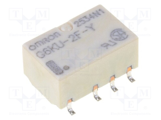 Relay: electromagnetic; DPDT; Ucoil: 12VDC; 0.3A/125VAC; 1A/30VDC