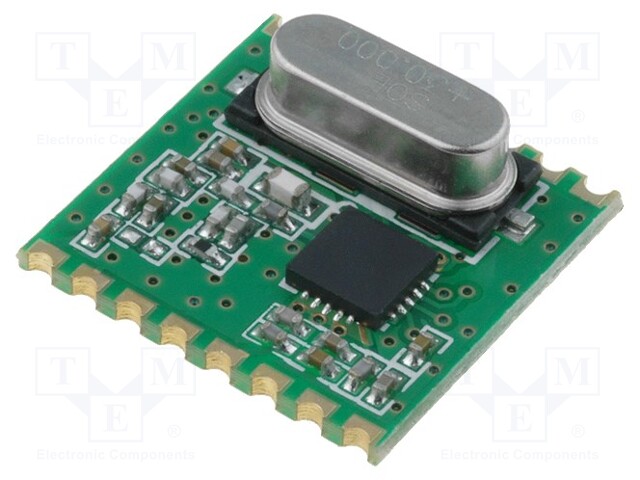 Module: RF; FM transmitter; FSK; 433.92MHz; SPI; 1.8÷3.6VDC; 20dBm