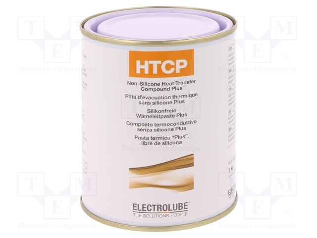 Heat transfer paste; white; silicone free; 1kg; HTC; 2.5W/mK