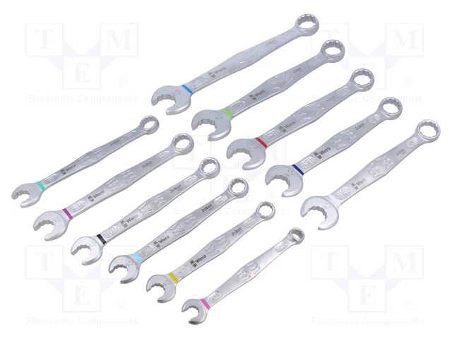 Wrenches set; combination spanner; Joker 6003; 11pcs.