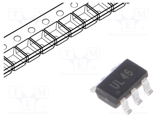 Diode: Transil array; 6V; bidirectional; SOT23-6