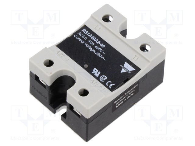 Relay: solid state; Ucntrl: 230VAC; 40A; 42÷440VAC; -20÷70°C; IP20