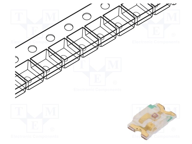 LED; SMD; 0805; red; 7÷20mcd; 2x1.25x0.4mm; 140°; 2÷2.5V; 20mA; 75mW