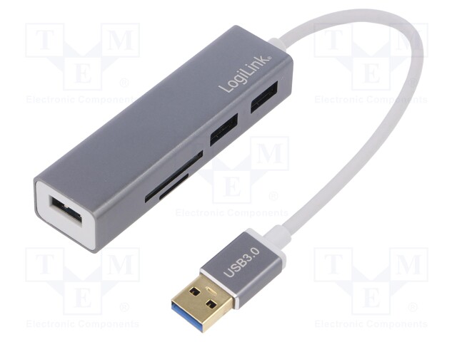 Hub USB; USB 3.0; PnP and hot-plug; Number of ports: 3; 5Gbps